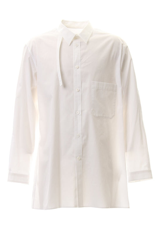 100/2 Broad Long tub shirt White