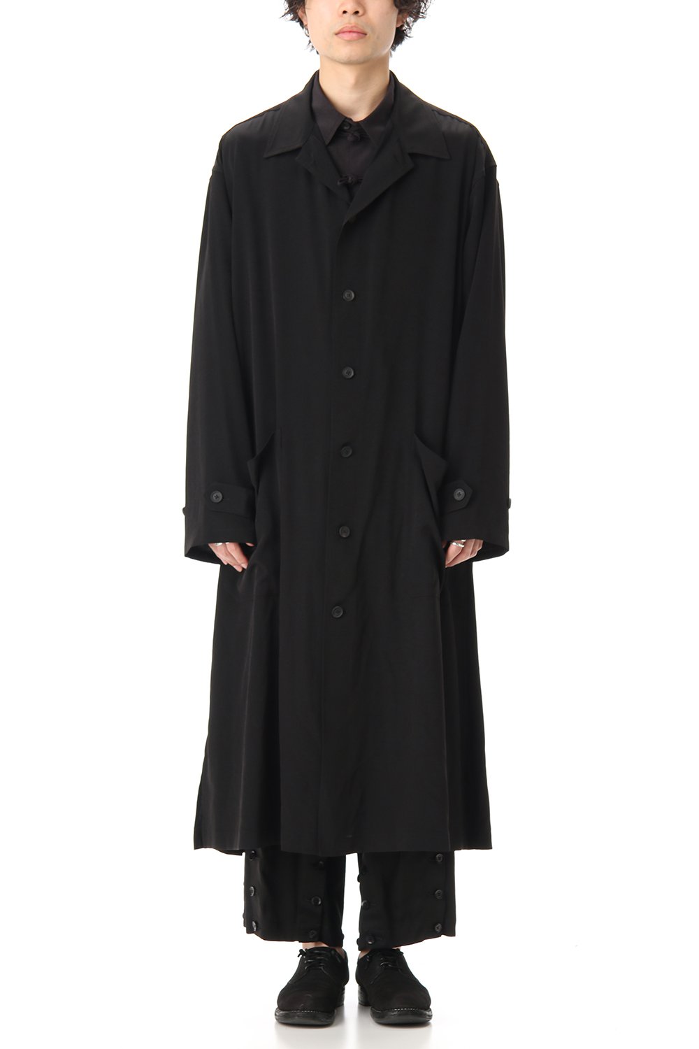 TA/Tuxedo Stand fall collar Shirt coat