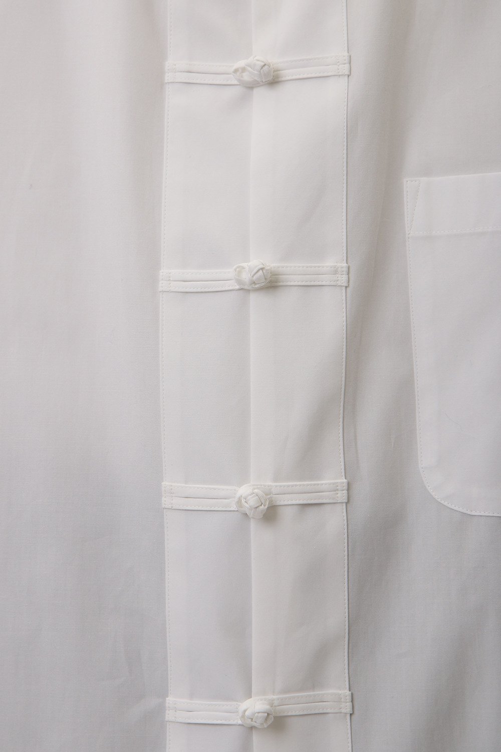 100/2 Broad Long China shirt White