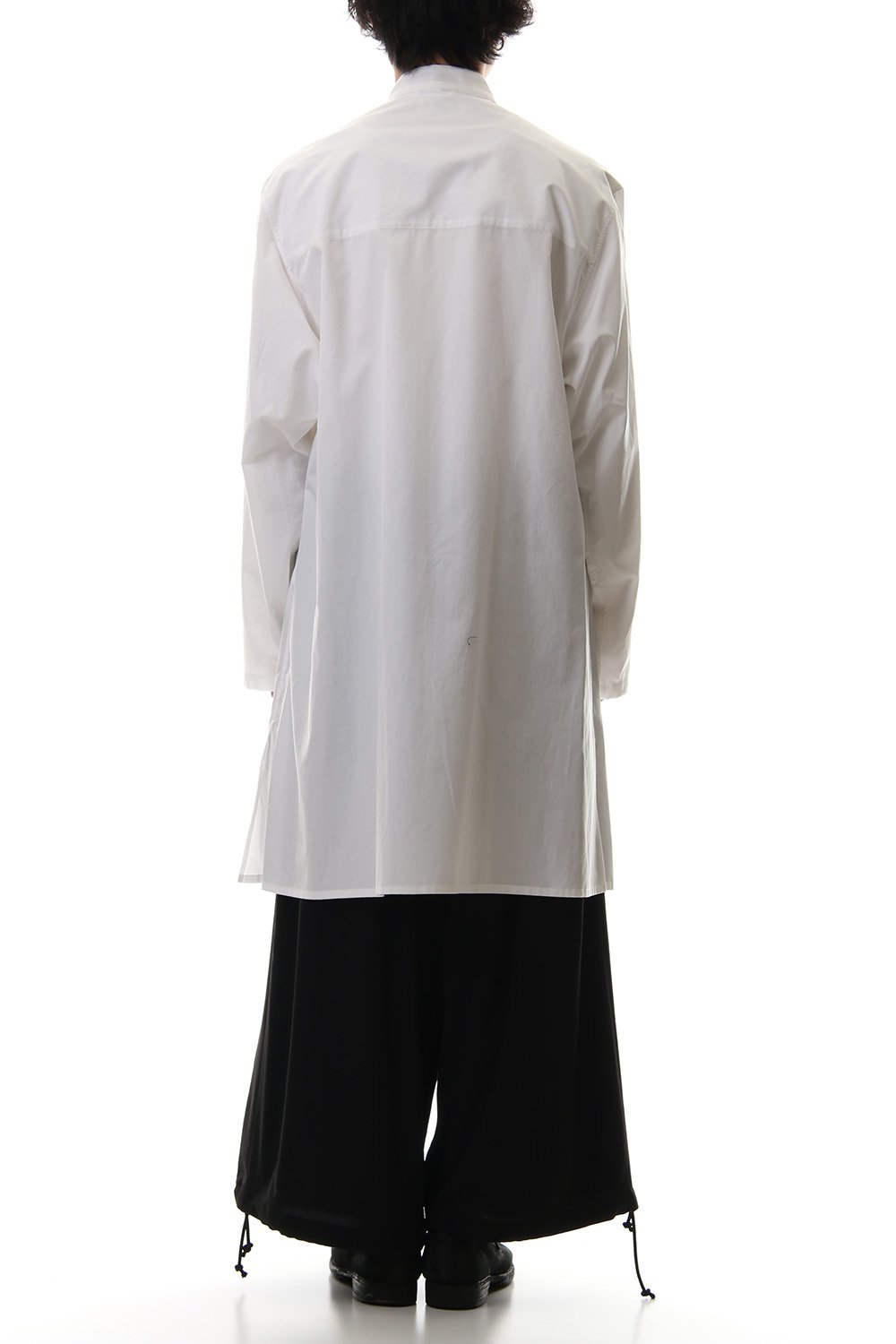 100/2 Broad Long China shirt White