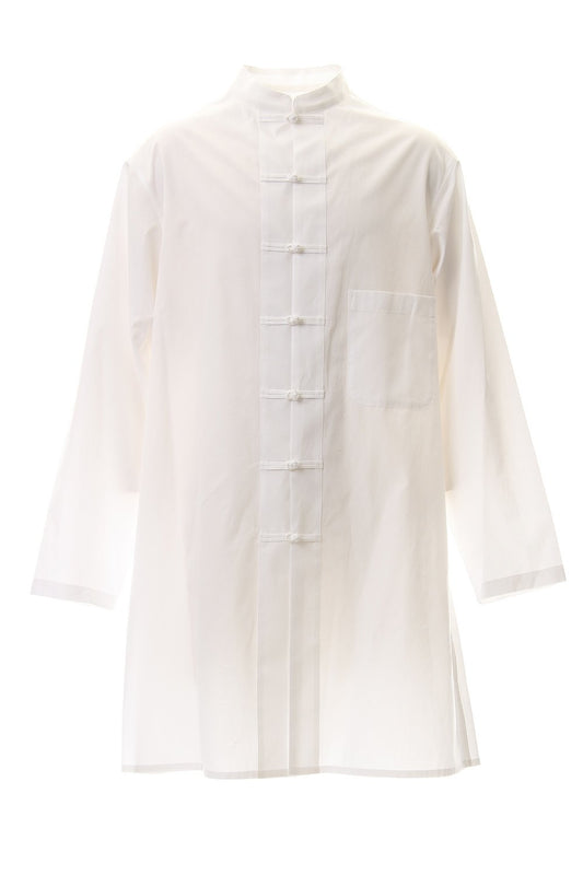 100/2 Broad Long China shirt White