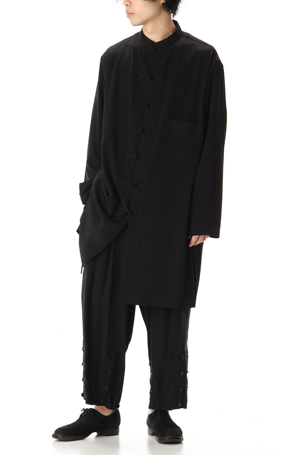 Cupro twill Adjusted pants