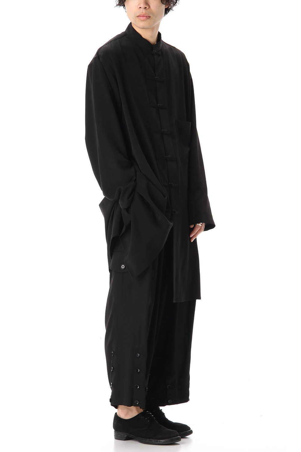 Cupro twill Adjusted pants