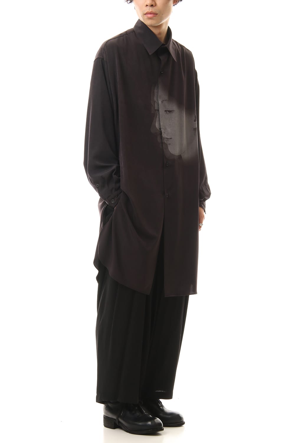 IF SO... SAYONARABA Shirt Collar Blouse