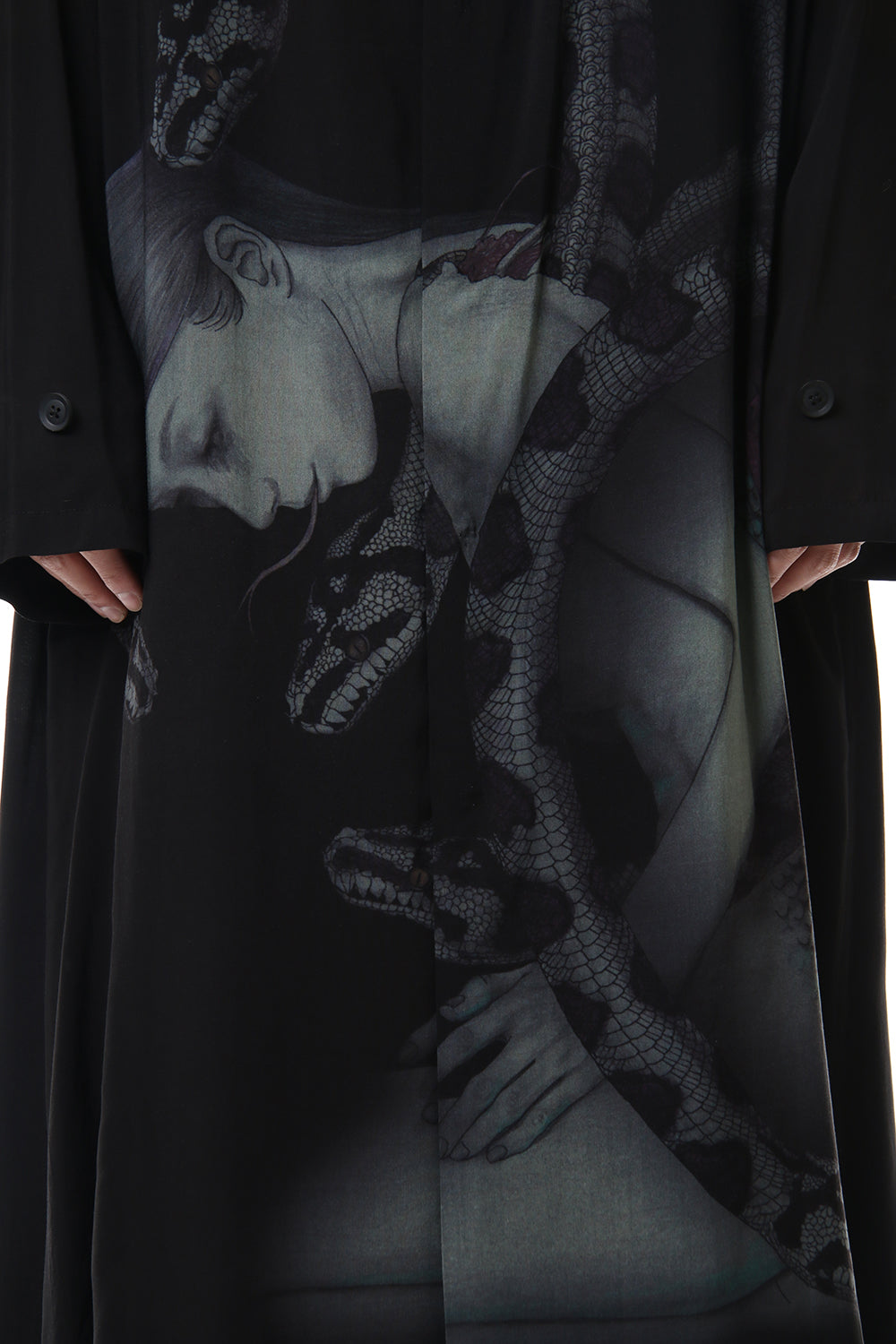 Snake woman Print Shirt coat