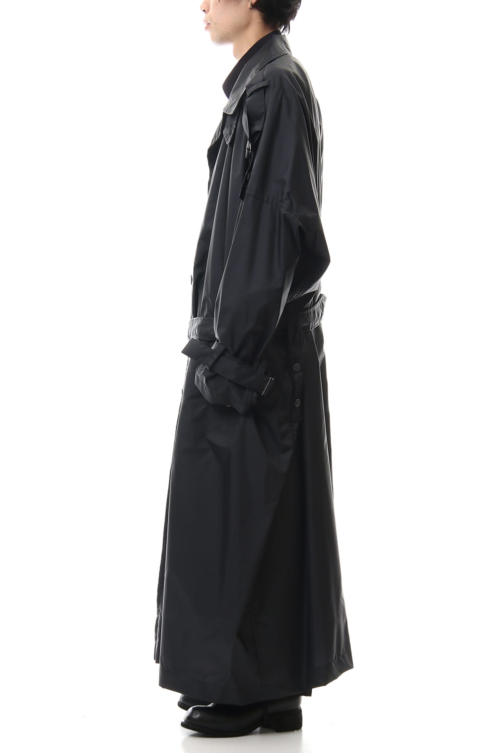 Nylon Taffeta Big Trench coat