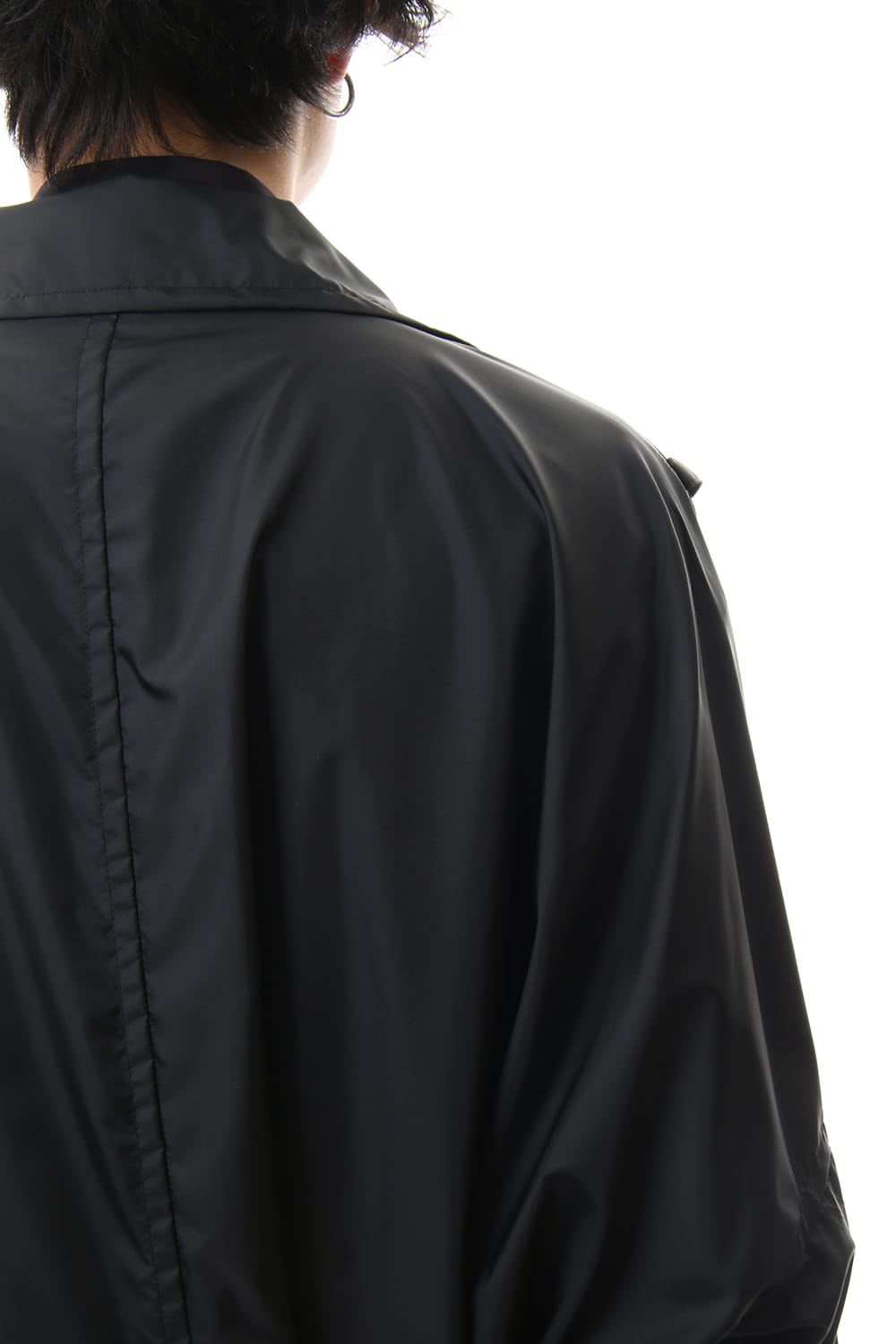 Nylon Taffeta Big Trench coat