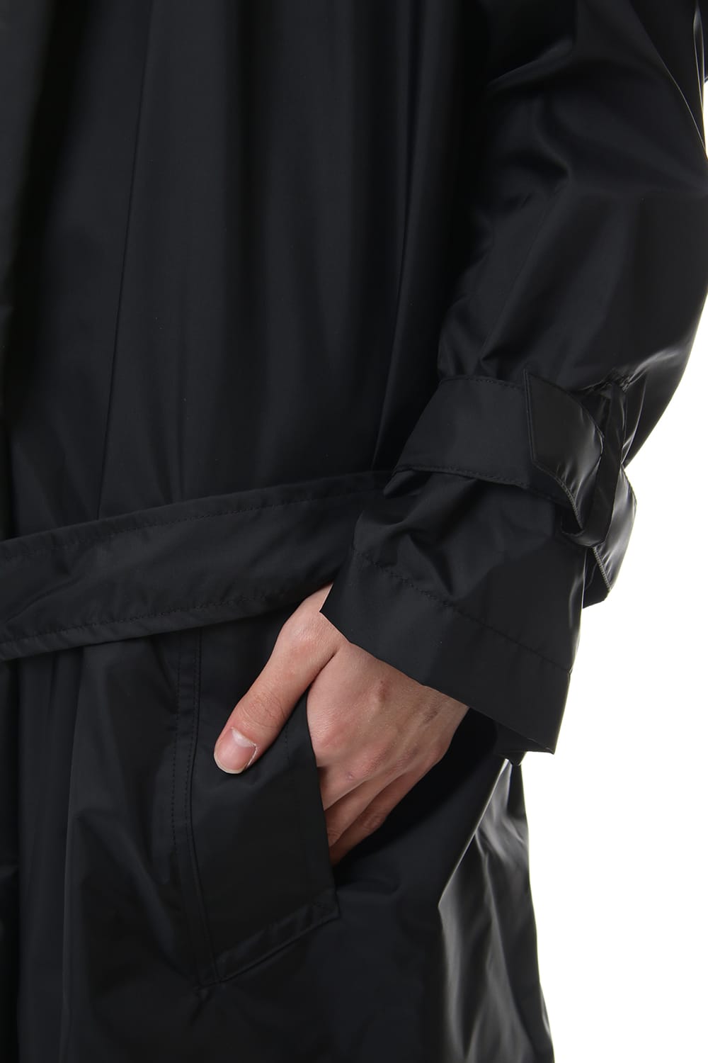 Nylon Taffeta Big Trench coat