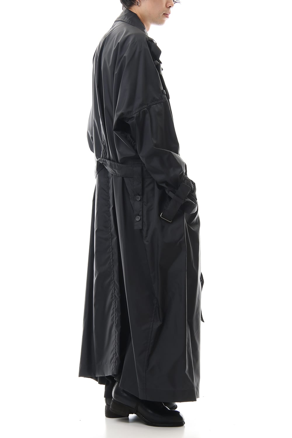 Nylon Taffeta Big Trench coat