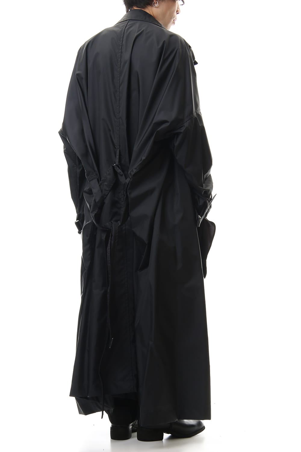 Nylon Taffeta Big Trench coat