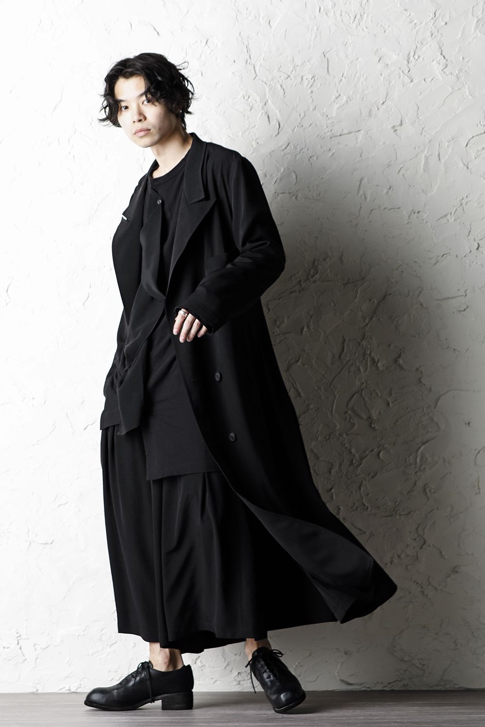 TA/Tuxedo Peaked Long dress