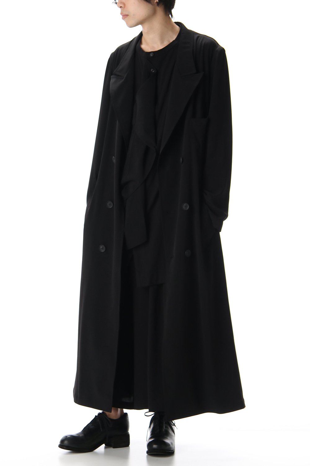 TA/Tuxedo Peaked Long dress