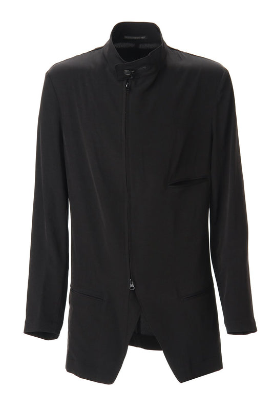 TA/Tuxedo Stand collar Zip jacket