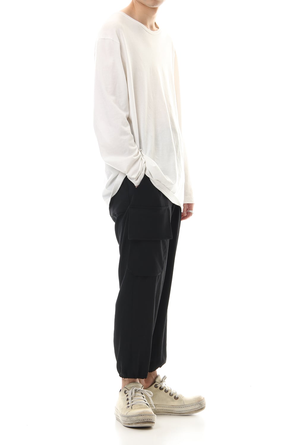 R-Waist Rib Pants