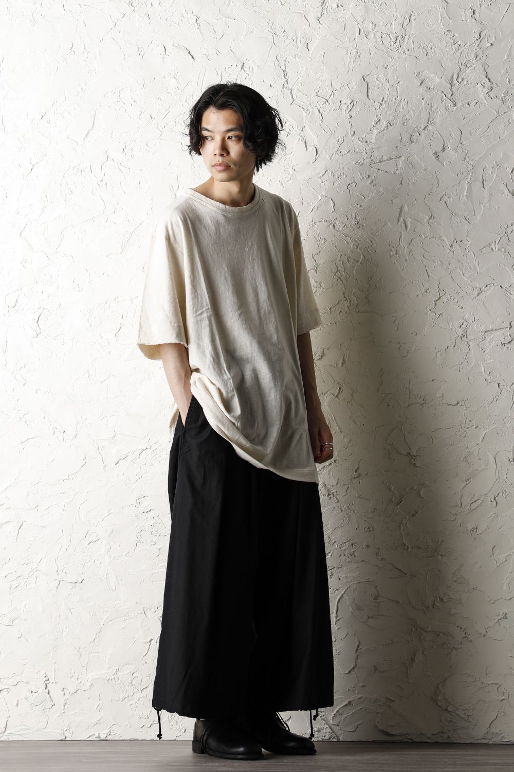 Cotton twill Balloon pants