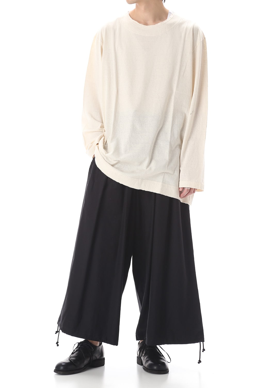 Cotton twill Balloon pants