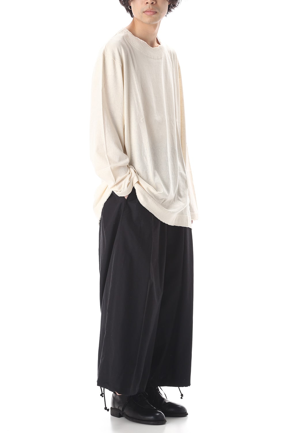 Cotton twill Balloon pants