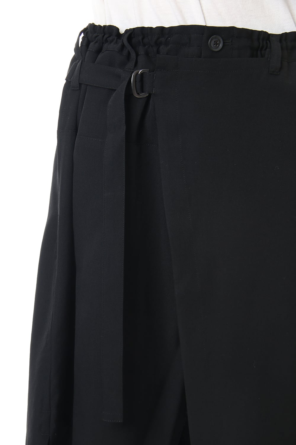 Wool Gabardine Regular Wrapped pants