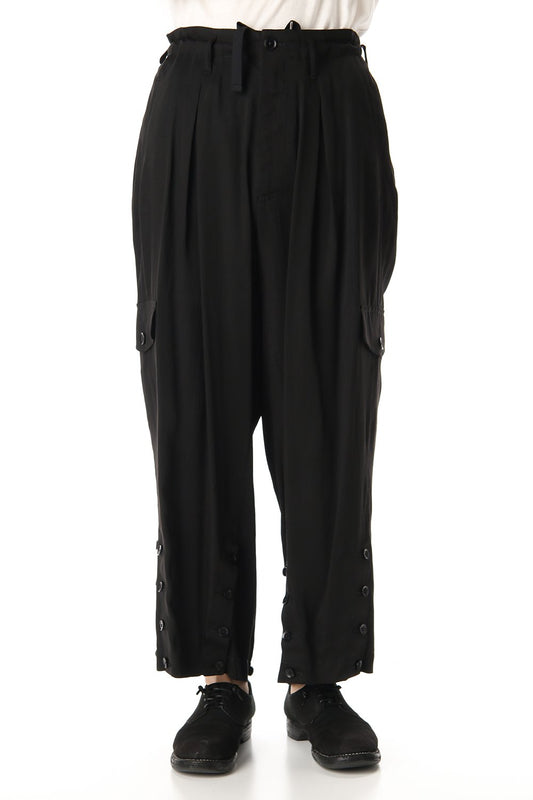 Cupro twill Adjusted pants