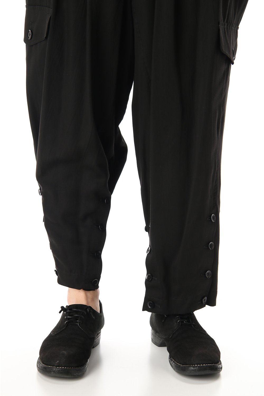 Cupro twill Adjusted pants