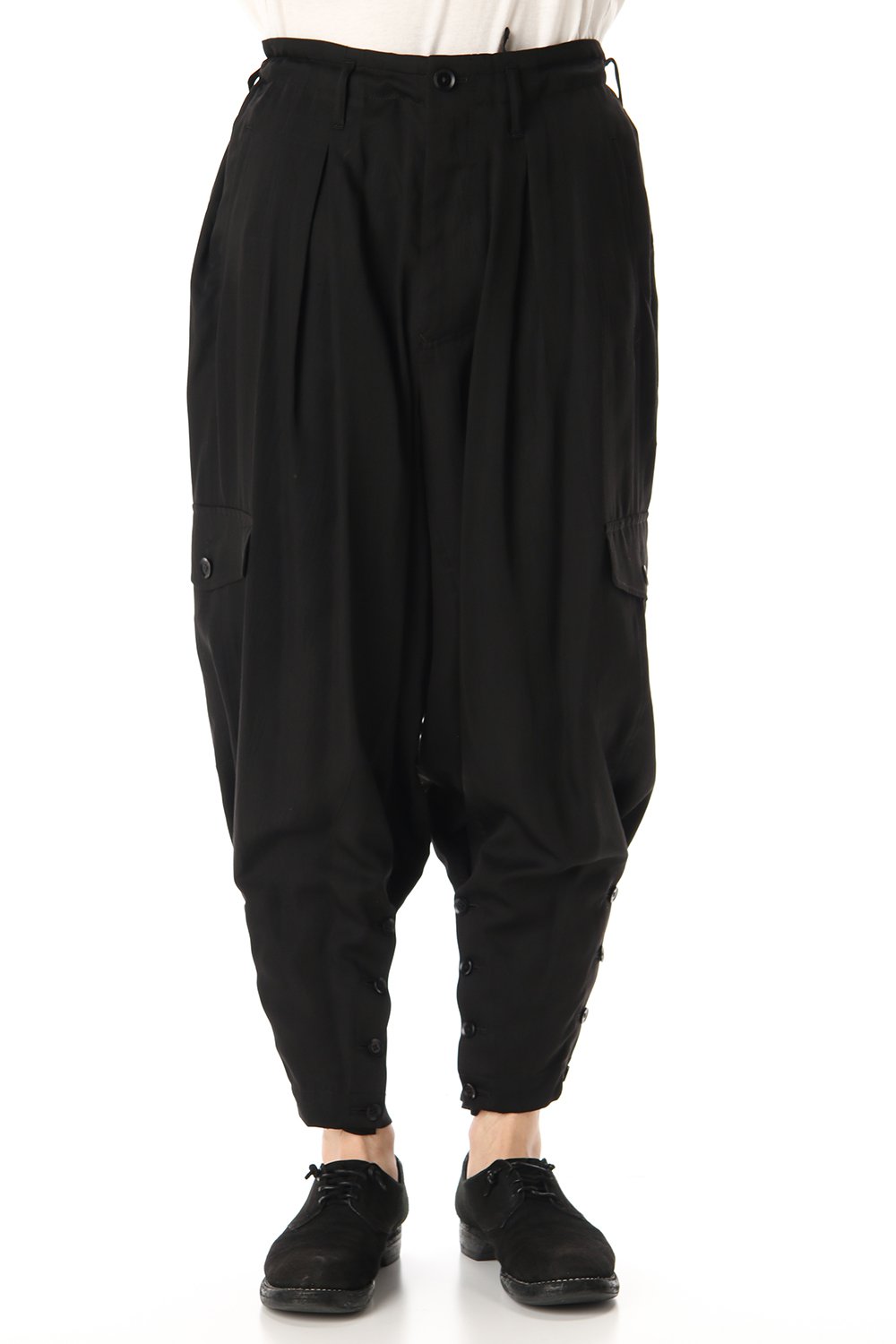 Cupro twill Adjusted pants