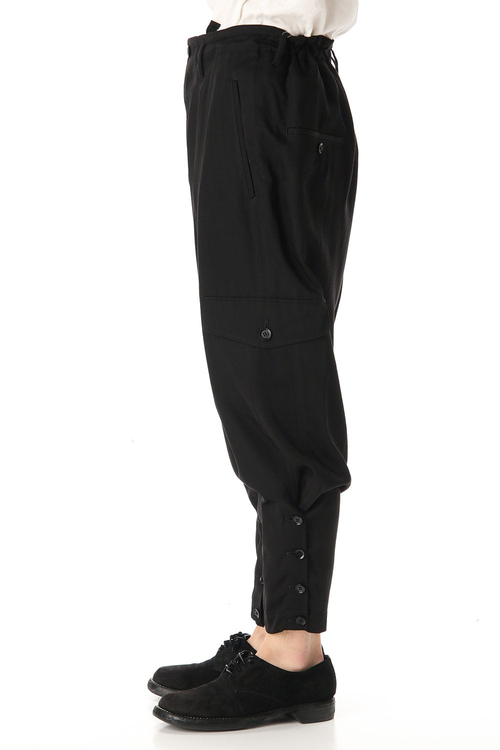 Cupro twill Adjusted pants