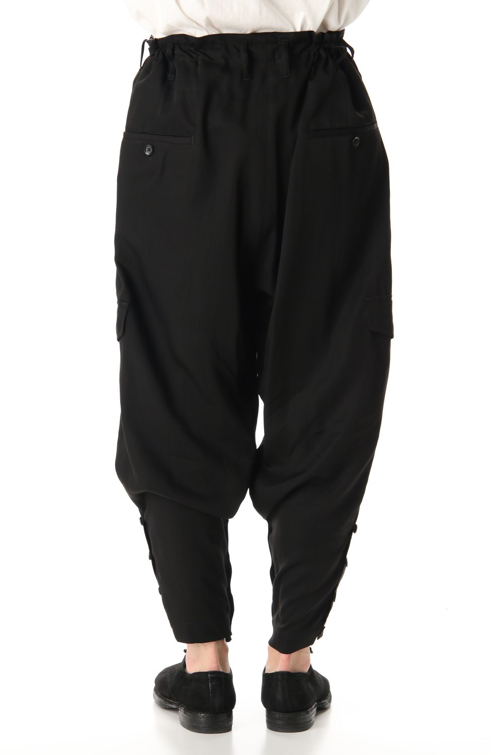Cupro twill Adjusted pants