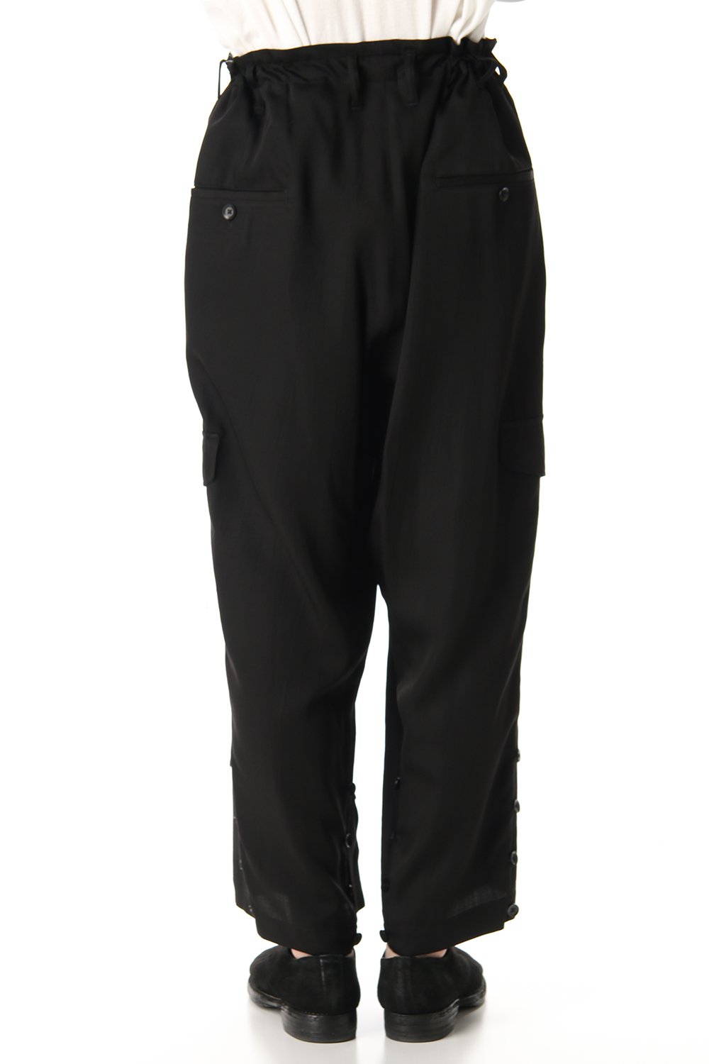 Cupro twill Adjusted pants