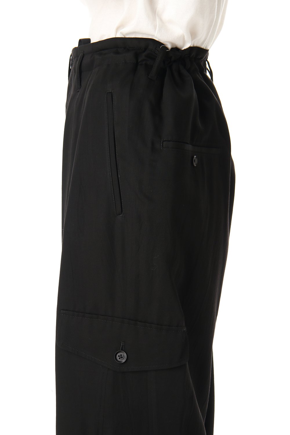 Cupro twill Adjusted pants