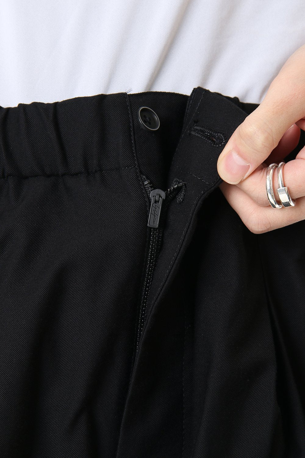 Waist Elastin tuck Half Pants