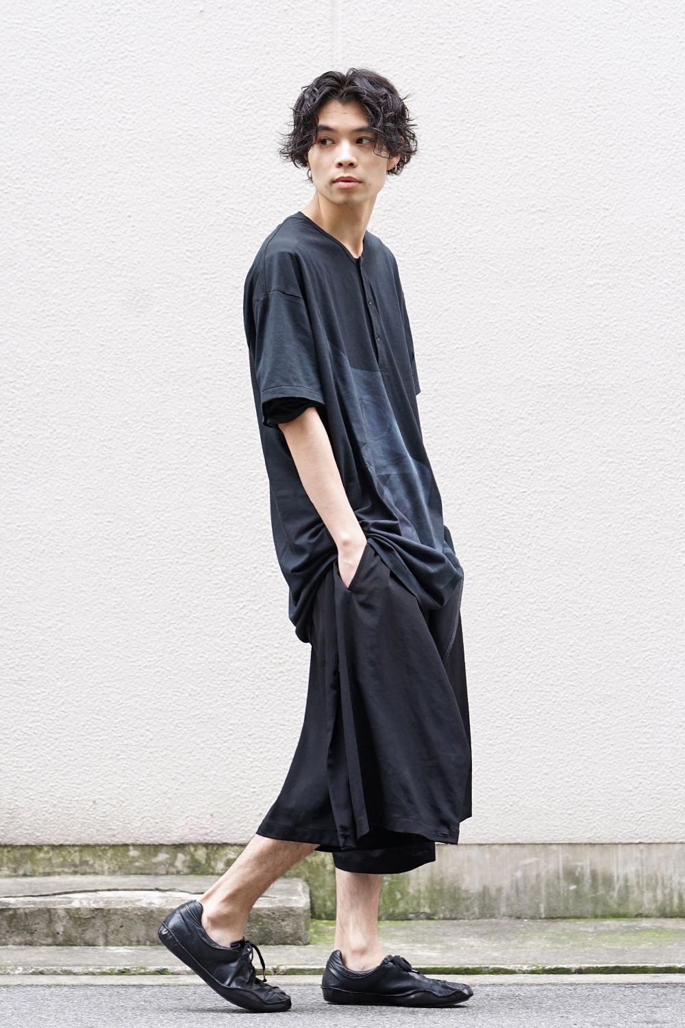 TA/Tuxedo Both sides zip Open HAKAMA pants