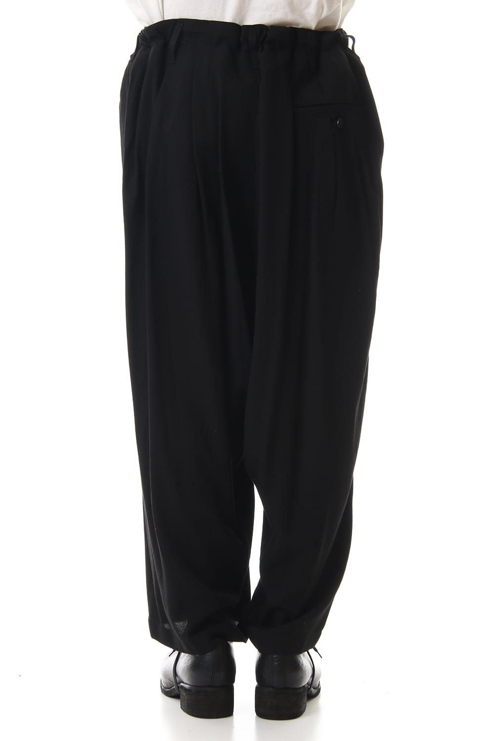 Hard twisted Rayon gabardine Sarouel pants