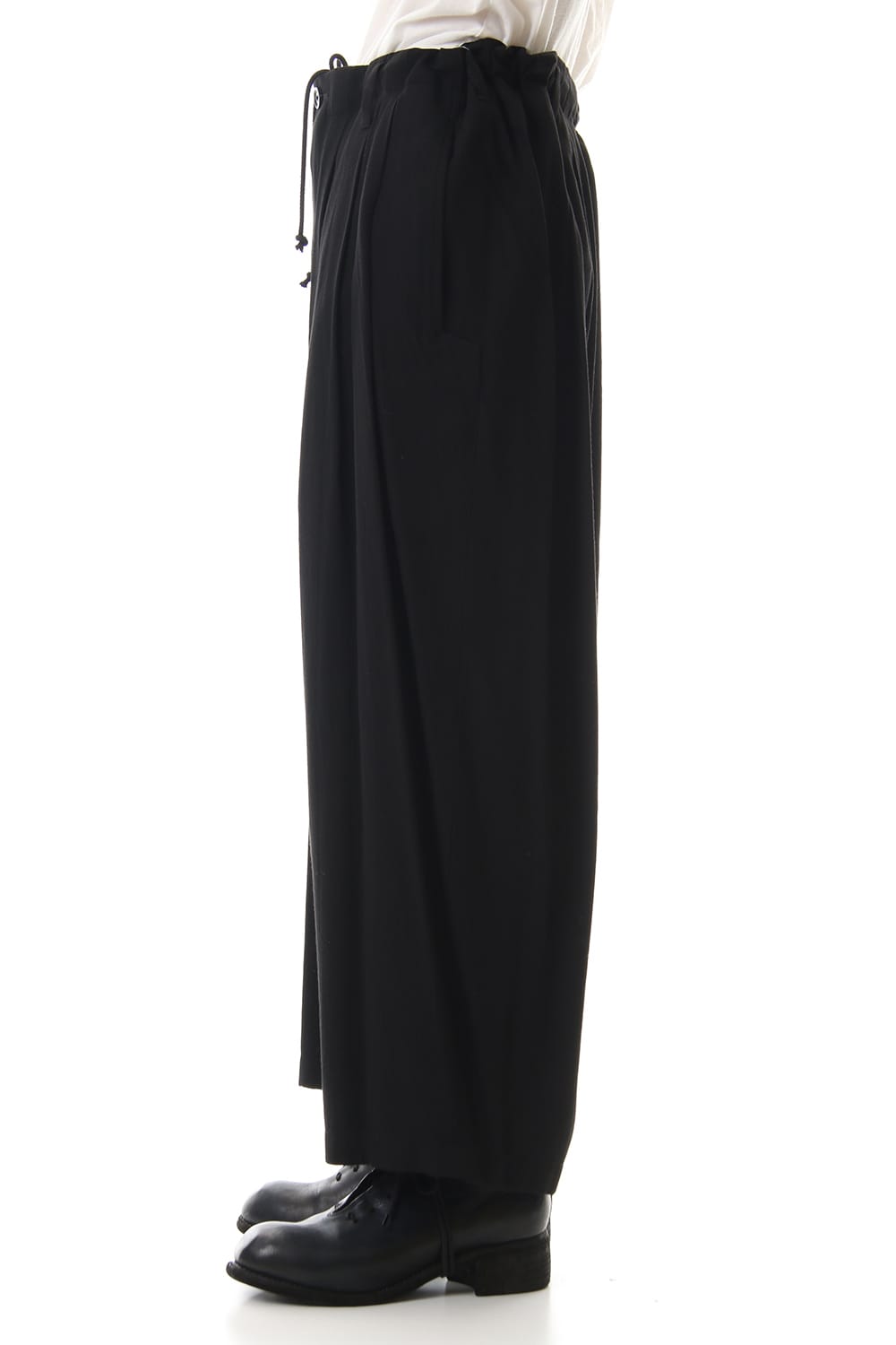 Hard twisted Rayon gabardine Sarouel pants