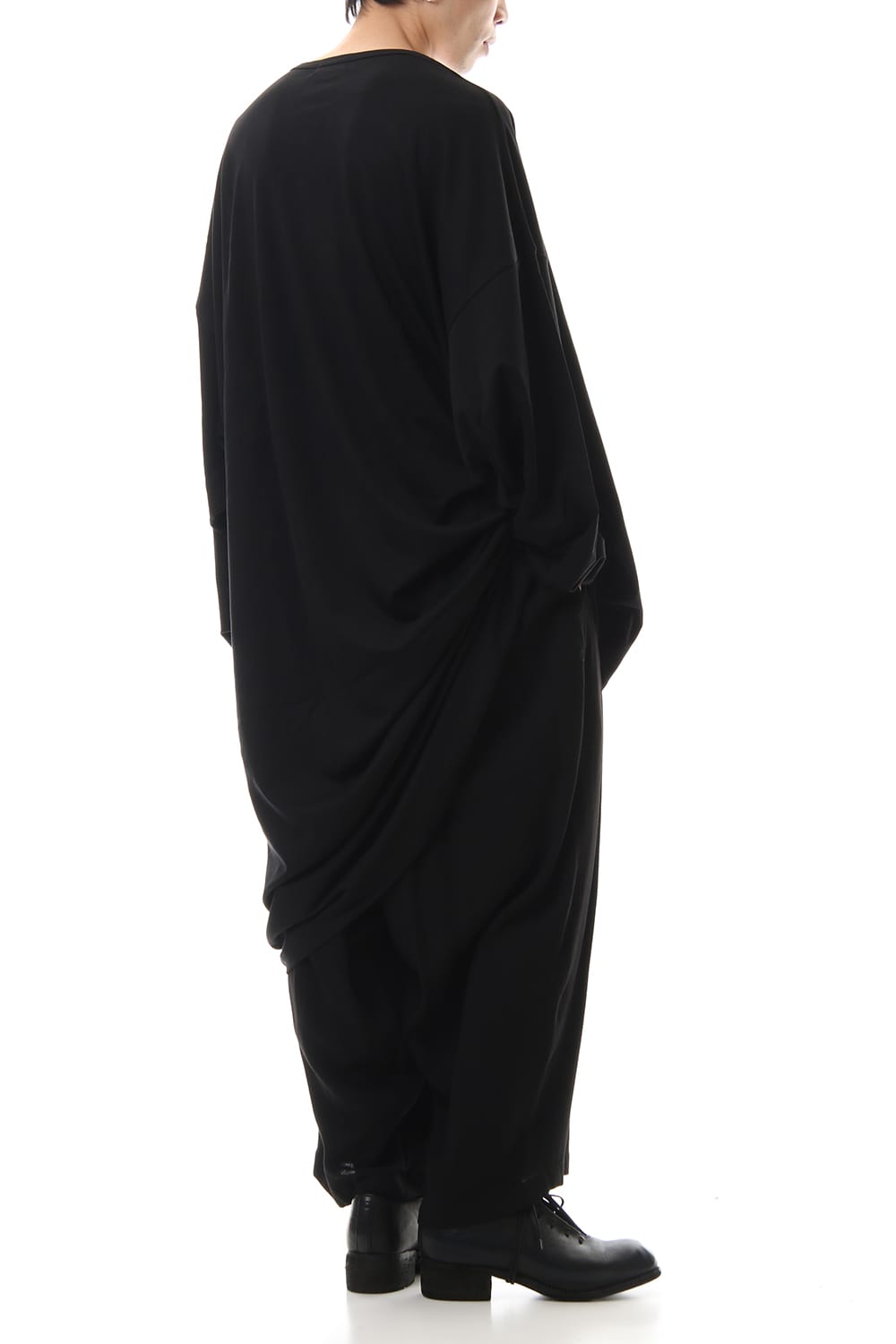 Hard twisted Rayon gabardine Sarouel pants