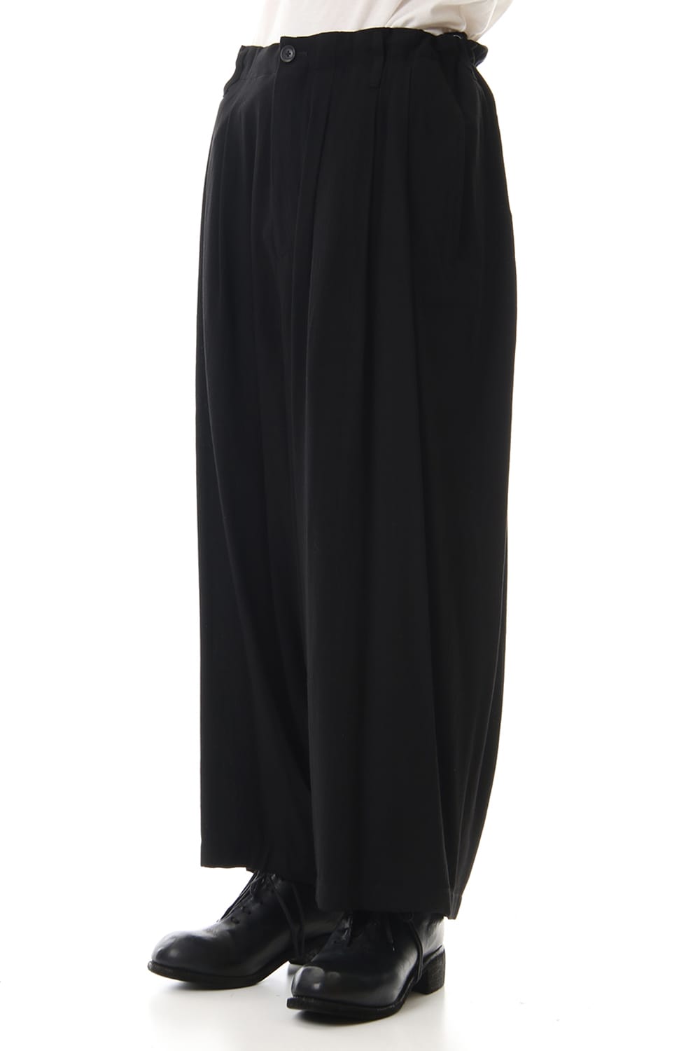 Hard twisted Rayon gabardine Sarouel pants