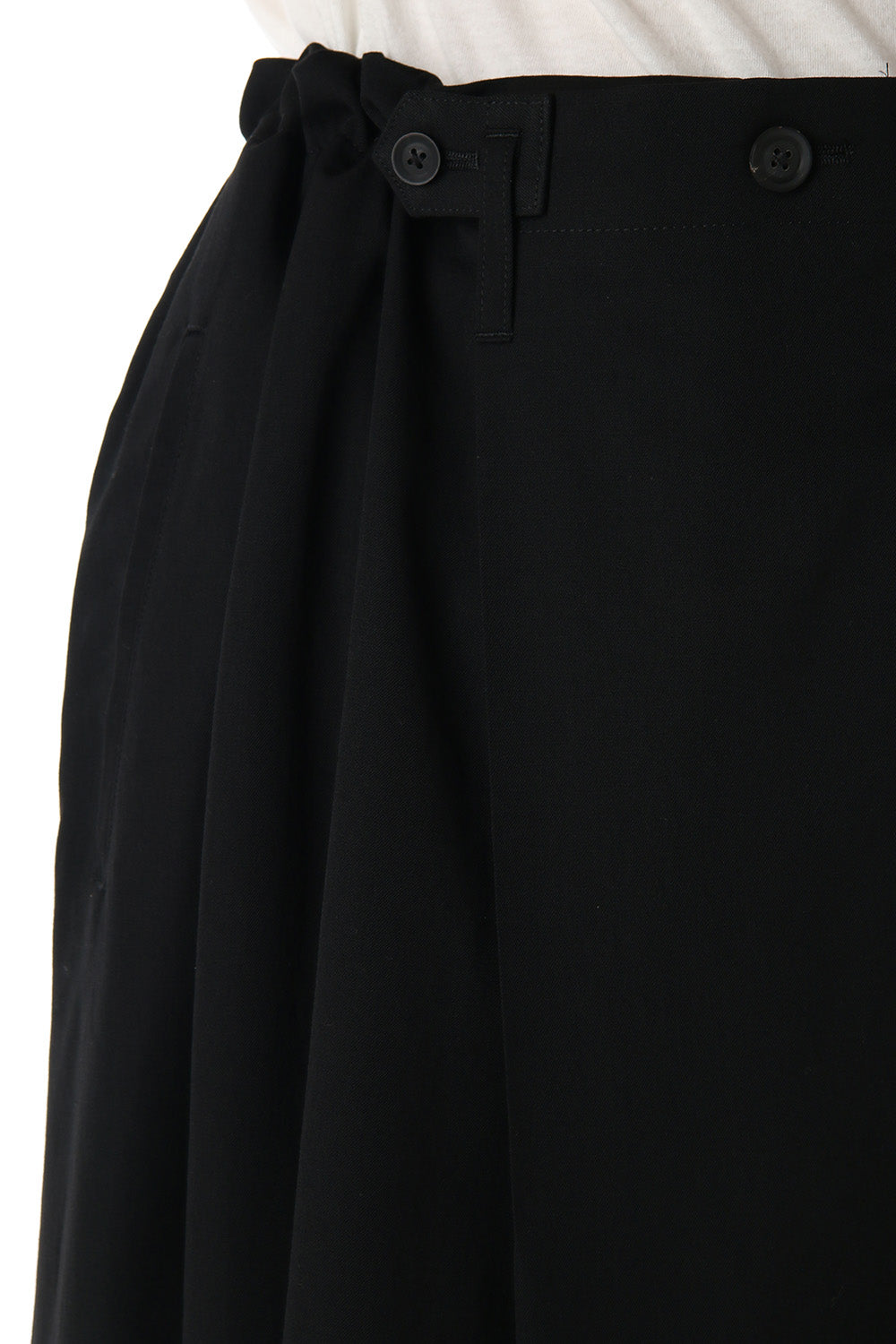 Wool Gabardine Skirt pants