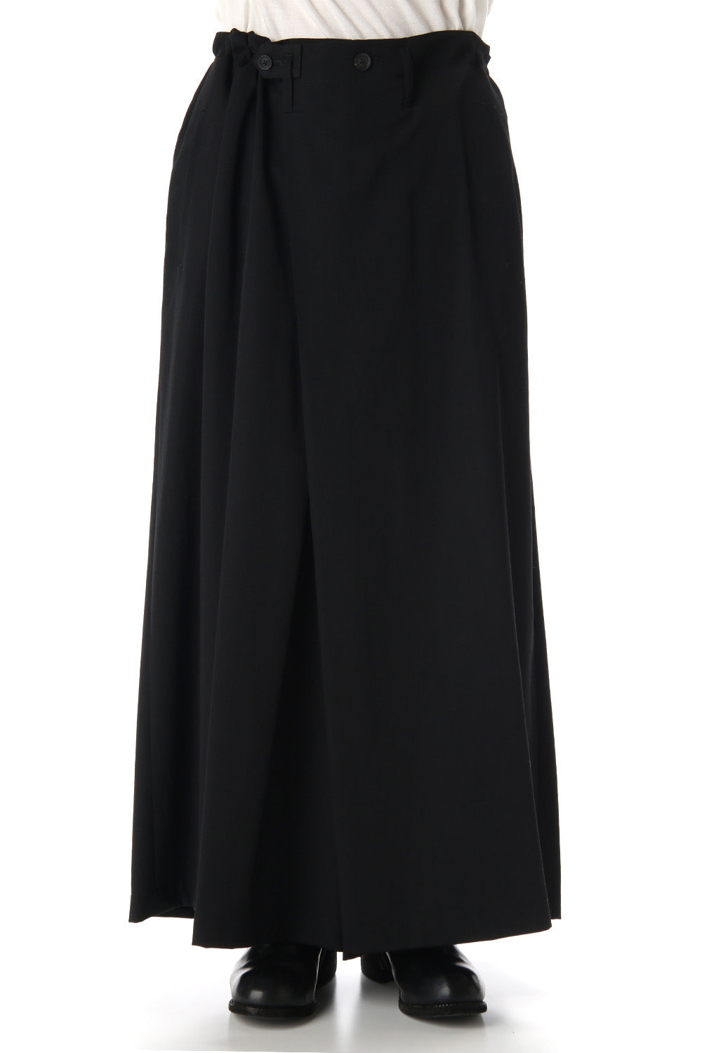 Wool Gabardine Skirt pants