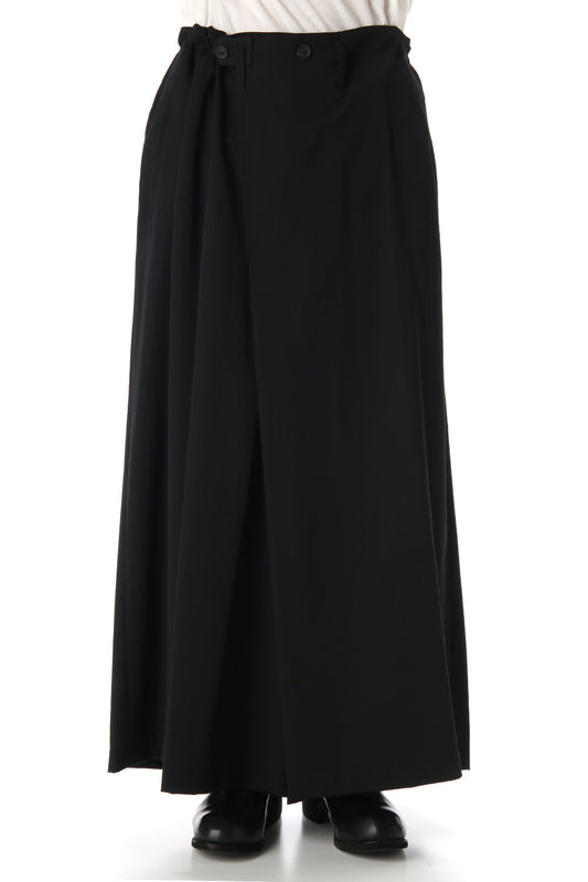 Wool Gabardine Skirt pants