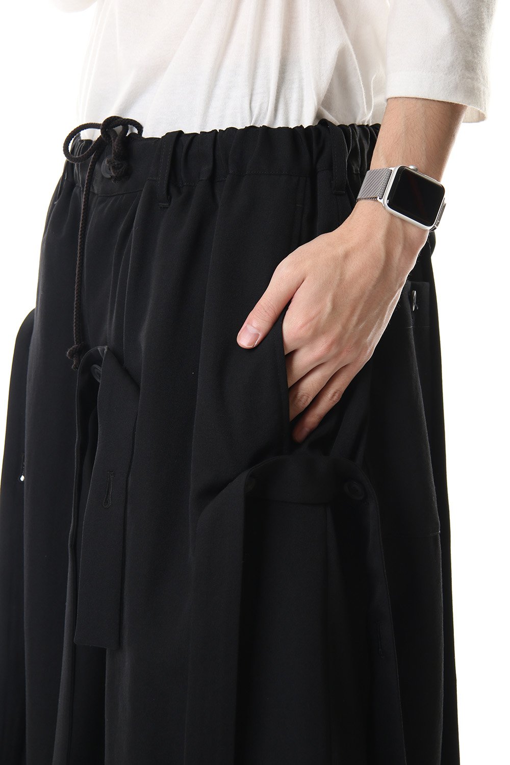 G-Tape Gather Harf Pants