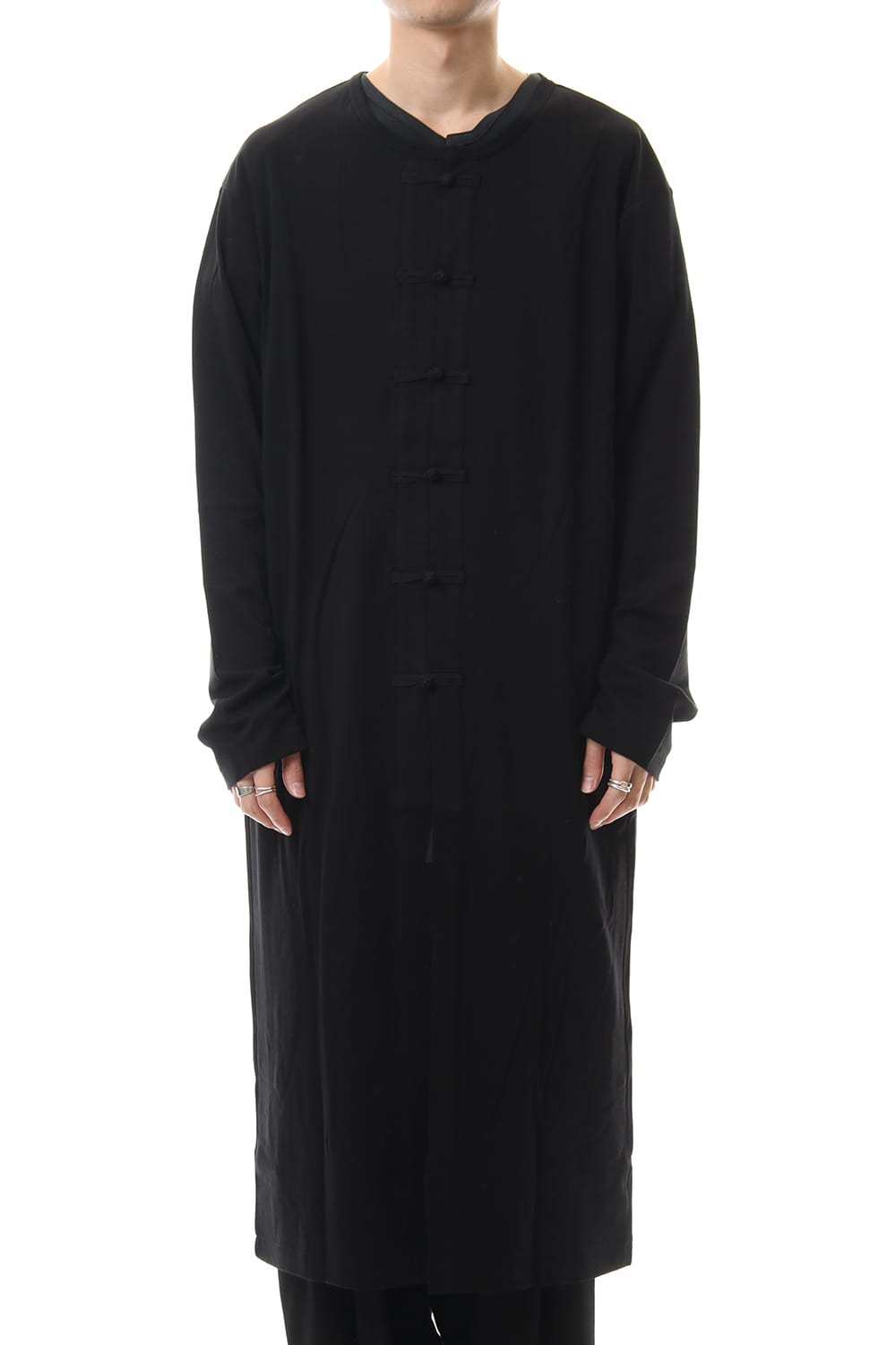 Diorama smooth China button Cardigan