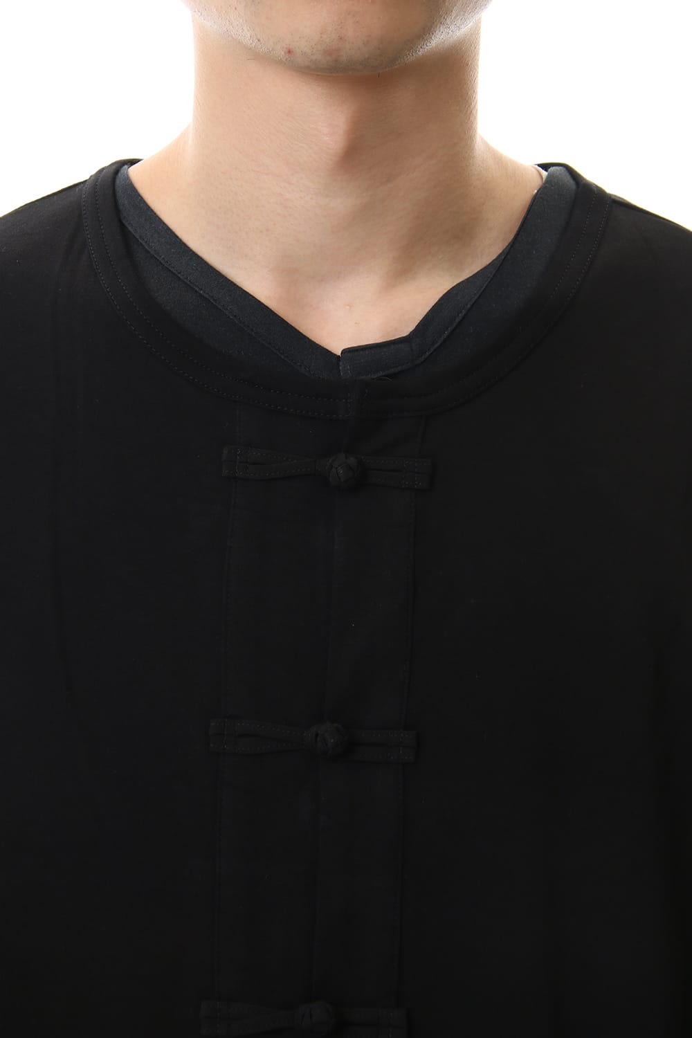 Diorama smooth China button Cardigan