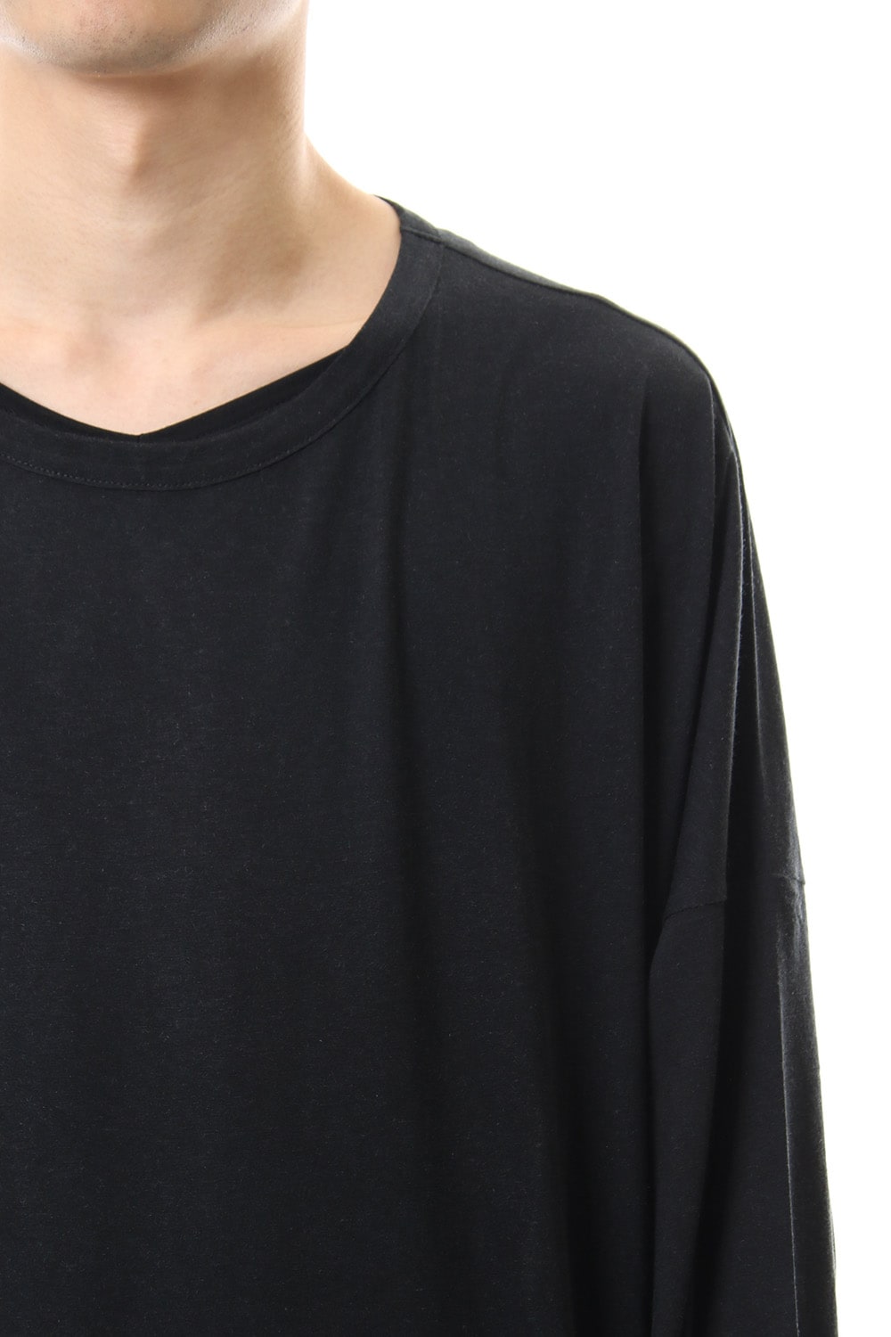 UCHIDA Print Big Long sleeve Round neck T-shirt