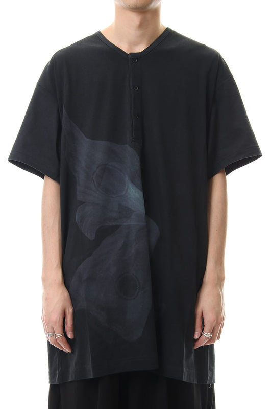 UCHIDA Print Henty neck Short sleeve T-Shirt