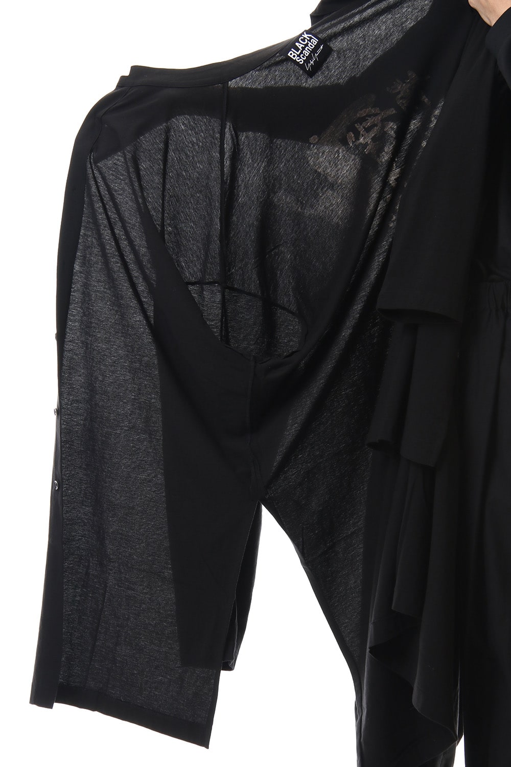 MY SON Print Stand collar Long shirt