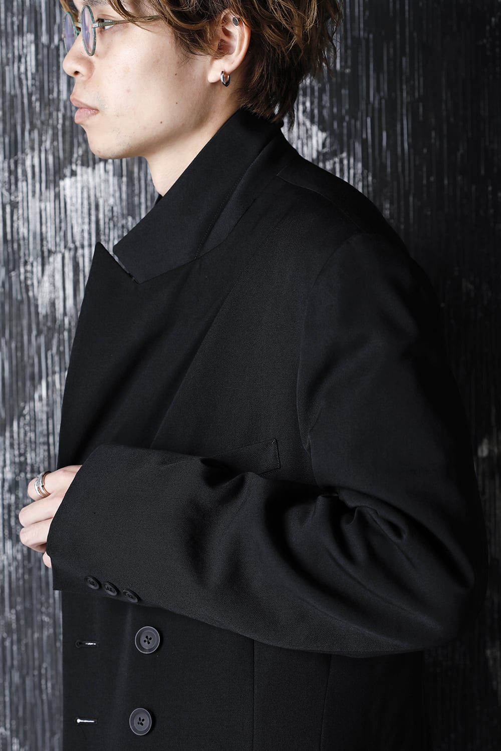 I - 10B リバーシブル ダブル ロング ジャケット