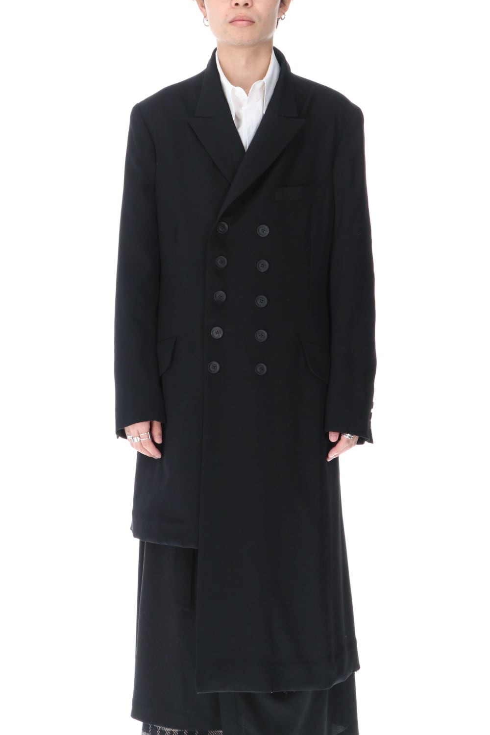 I - 10B リバーシブル ダブル ロング ジャケット