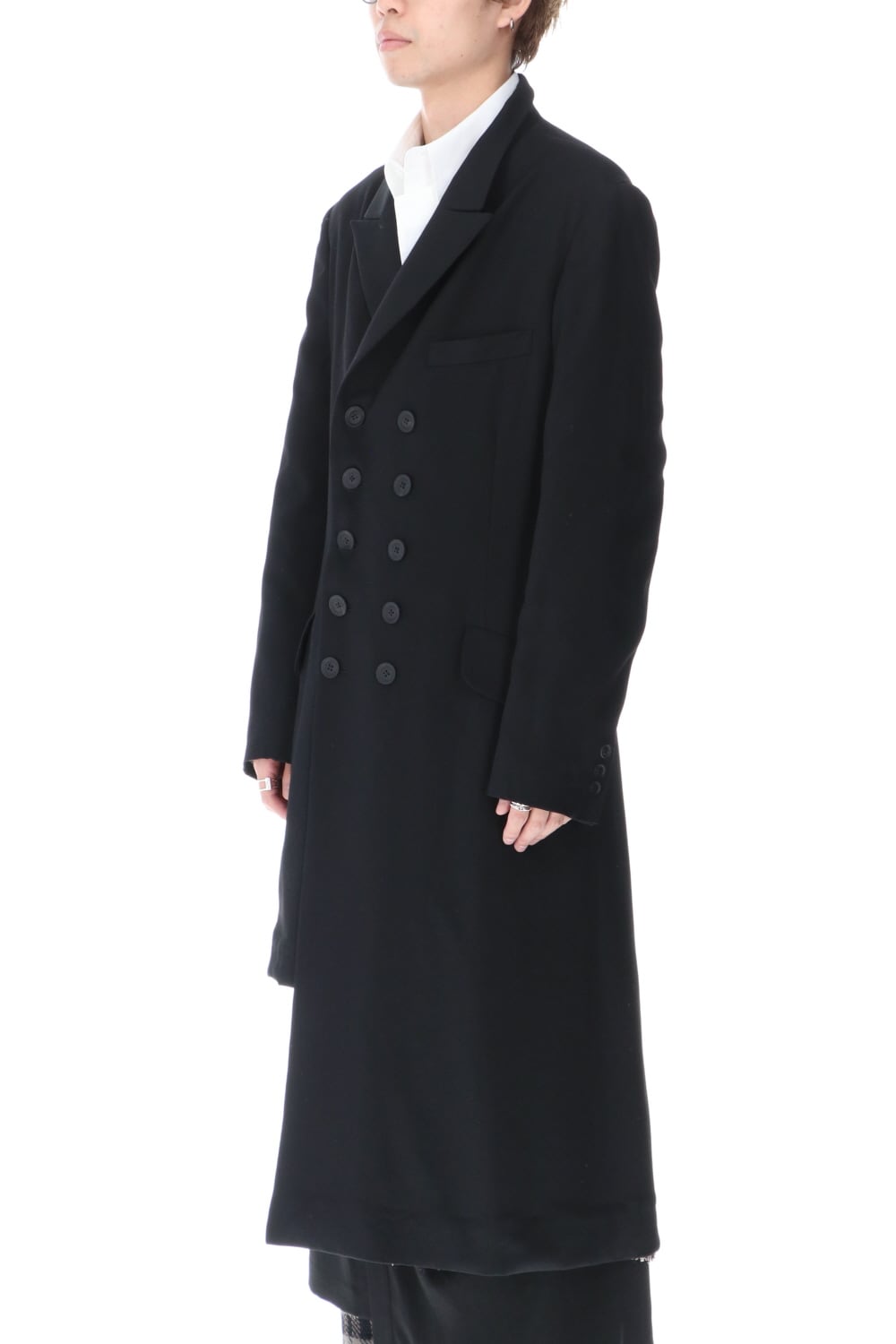 I - 10B リバーシブル ダブル ロング ジャケット