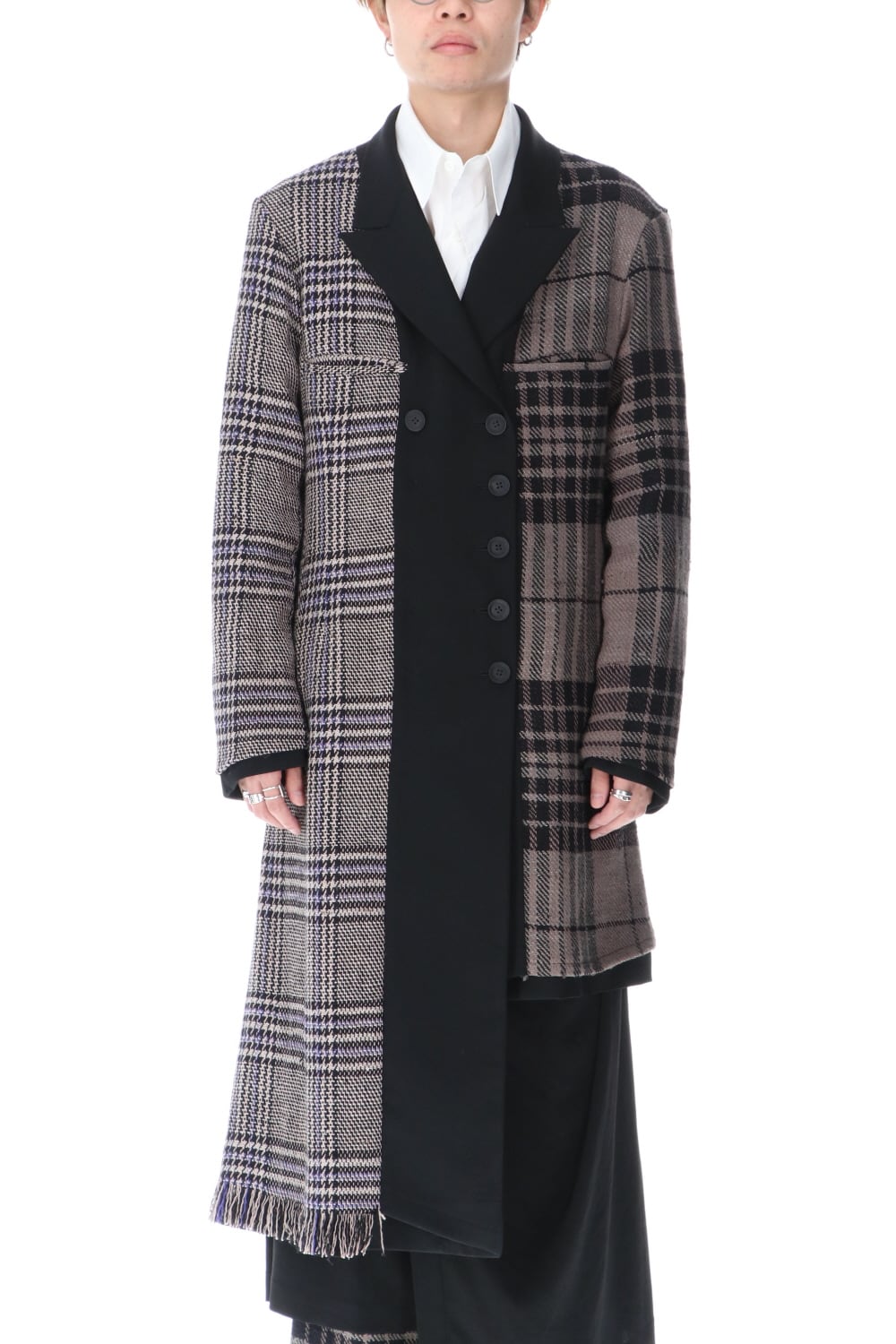 I - 10B リバーシブル ダブル ロング ジャケット