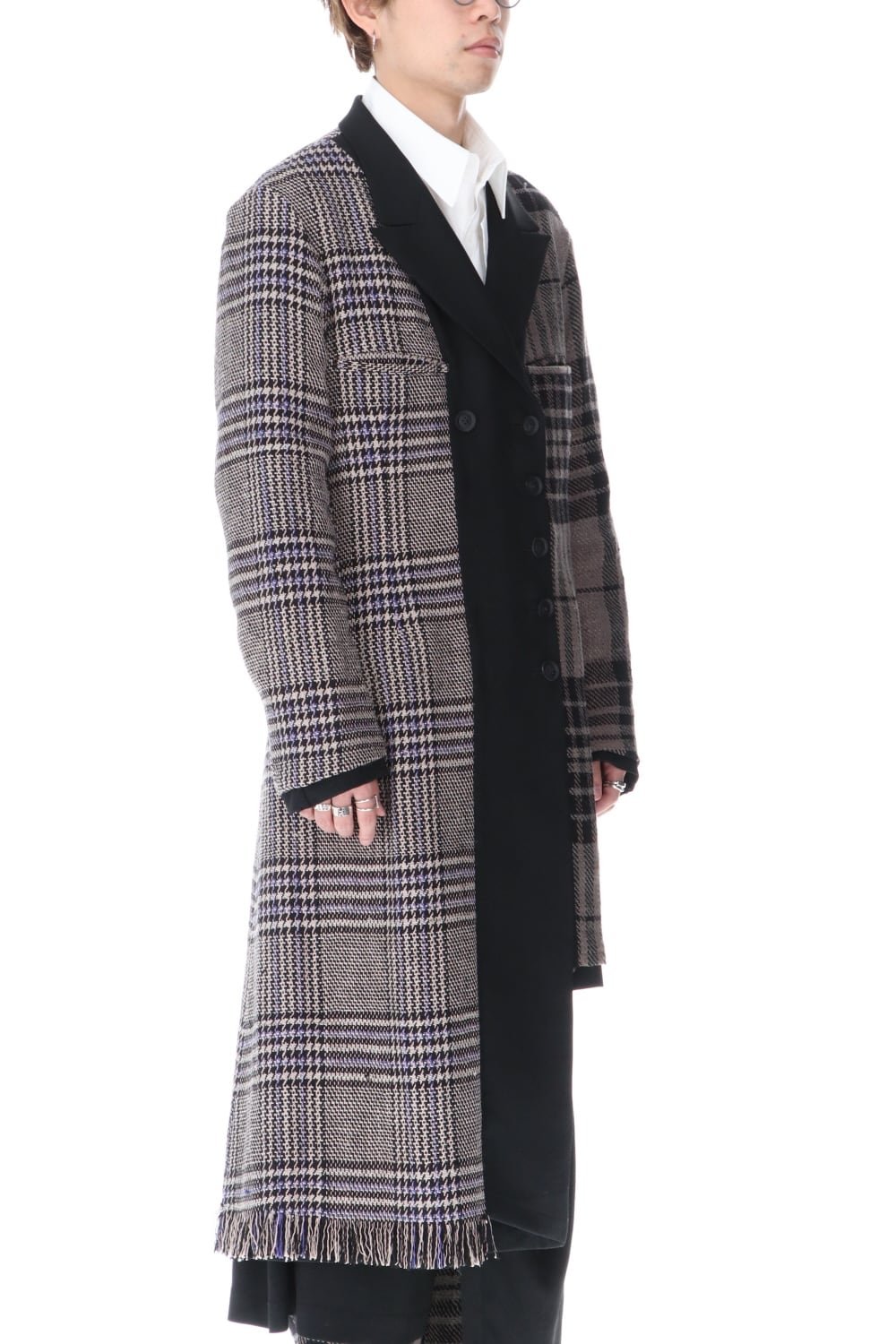 I - 10B リバーシブル ダブル ロング ジャケット