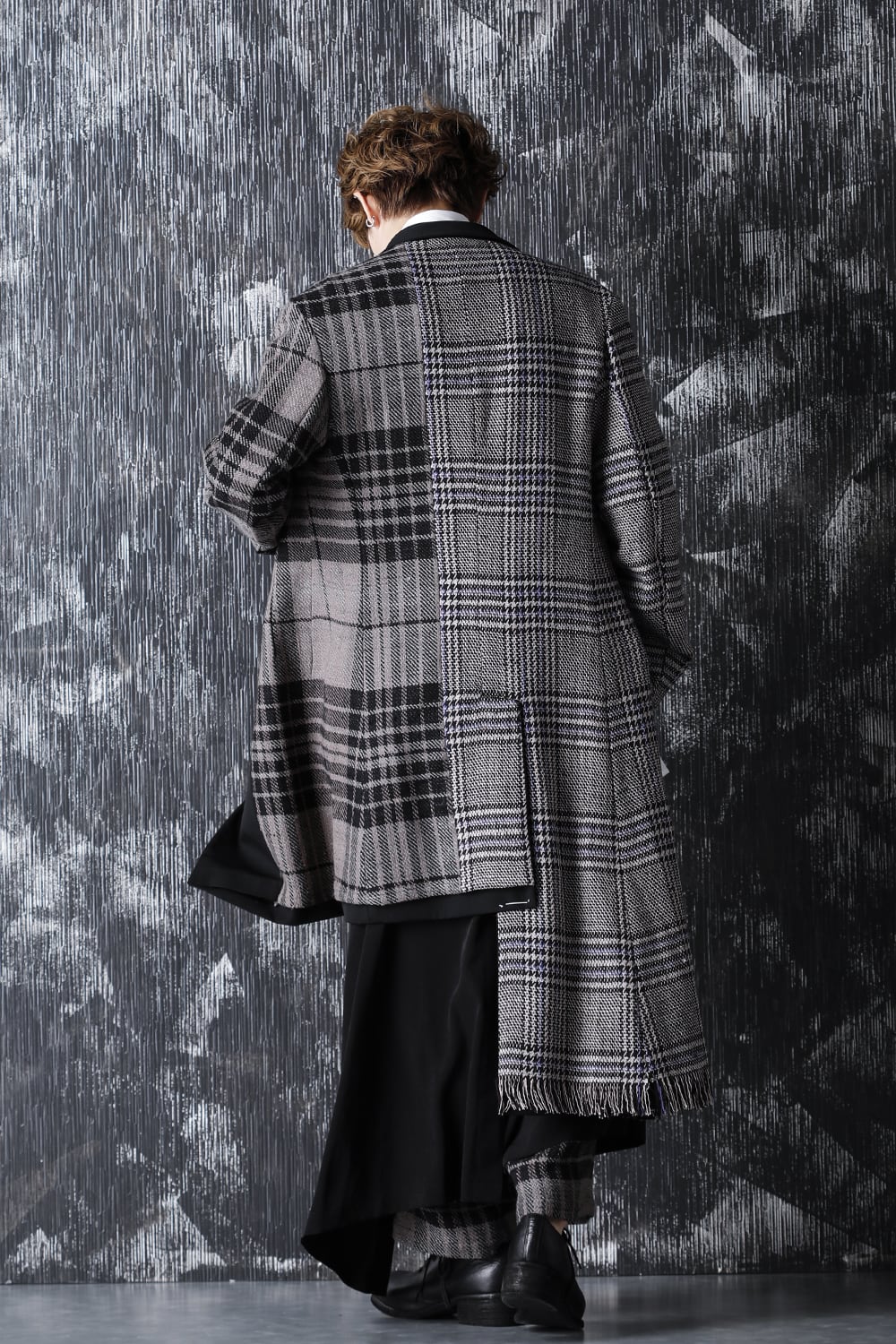 Double Wrap Plaid Pants